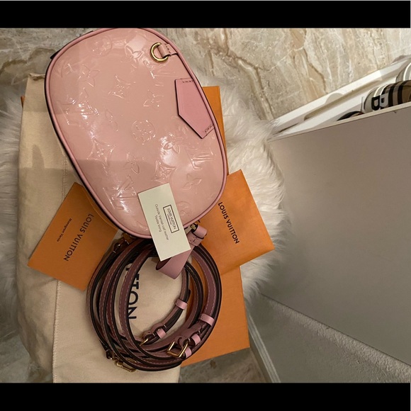 New !! Louis Vuitton Vernis Pink Patent 2wayBag 💕 - Picture 3 of 11